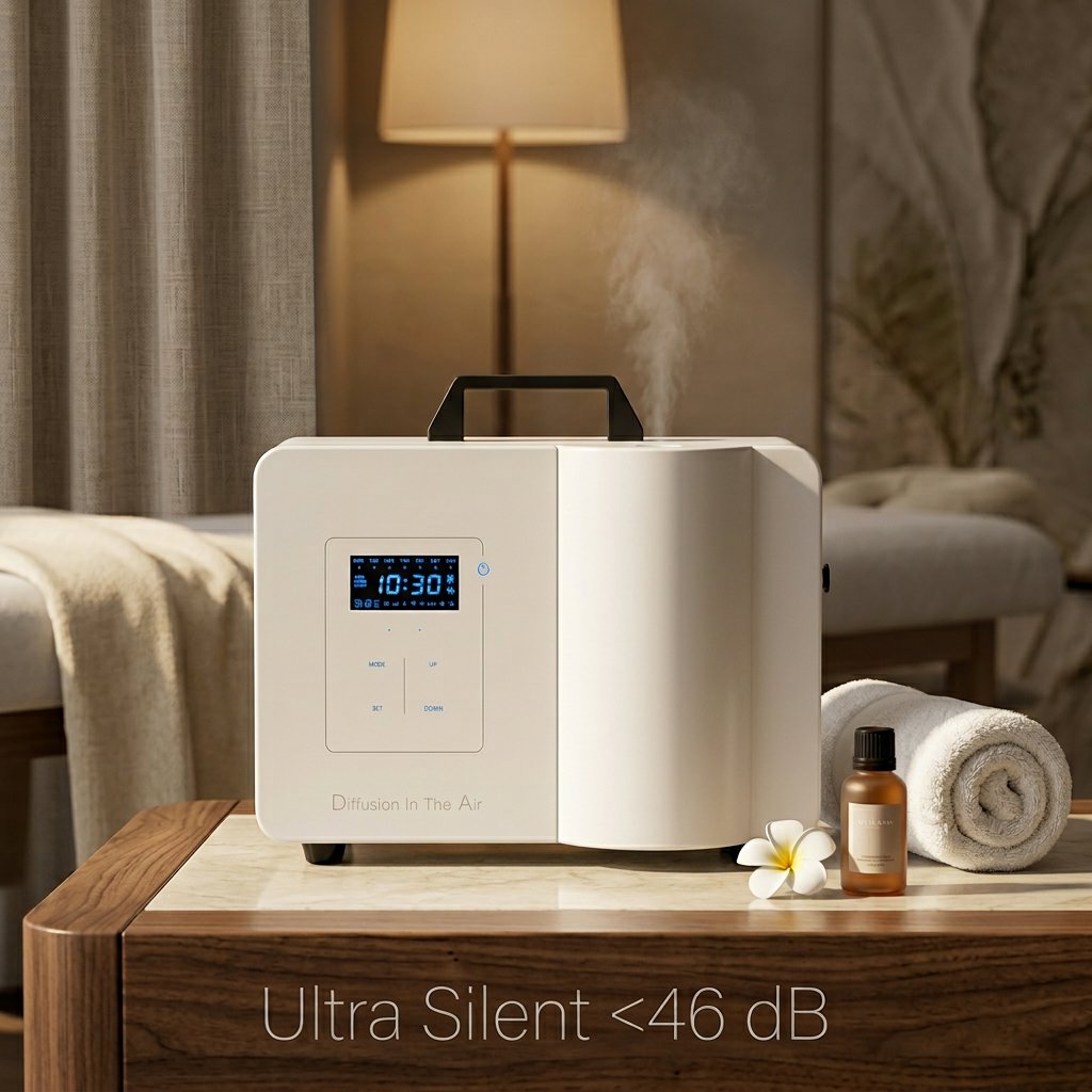 Smart Aroma Diffuser 2000ml WiFi App Control – 2000m² Coverage - BAS Kuwait Bab Al Saif 
