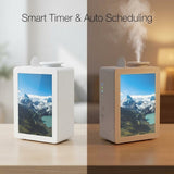 Smart Aroma Diffuser 200ml Bluetooth App Control 100m² - BAS Kuwait Bab Al Saif 