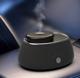 Smart Aroma Diffuser for Car I table top for Home & office - BAS Kuwait Bab Al Saif Black 30ml 