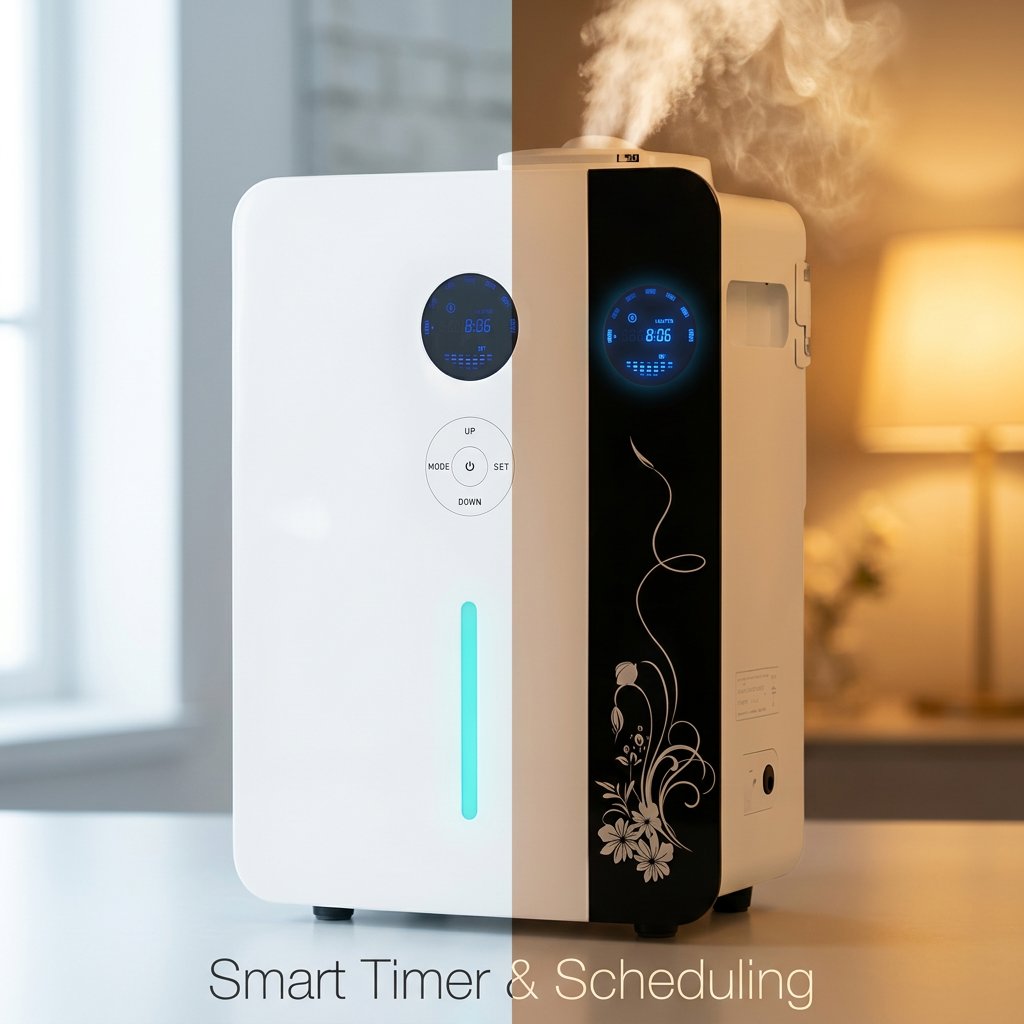 Smart Aroma Diffuser WiFi App Control | 800ml & 1000ml - BAS Kuwait Bab Al Saif 