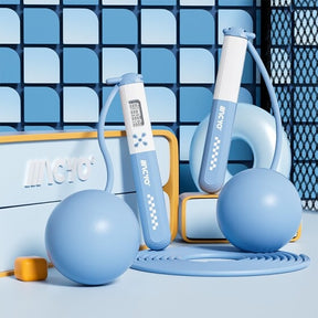 Smart Electronic Counting Skipping Rope 2.8 meter - BAS Kuwait Bab Al Saif 