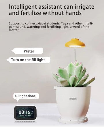 Smart Intelligent Plant Pot Self Watering with App & Bluetooth Control – Automatic Indoor Planting System - BAS Kuwait Bab Al Saif 
