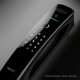 Smart Lock A9pro - Keyless Entry - Face & Palm Recognition, Fingerprint, Pass code, key card, Mobile App (Wifi), Video Intercom System - BAS Kuwait Bab Al Saif 