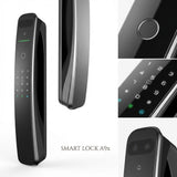 Smart Lock A9x - Keyless Entry - Face recognition, Fingerprint, Pass code, key card, Mobile App (Bluetooth) - BAS Kuwait Bab Al Saif 