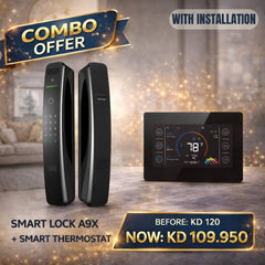 Smart Lock A9X + Smart WiFi Thermostat Combo – BAS Kuwait