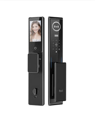 Smart Lock F11 - Keyless Entry -  Face Recognition , Fingerprint, Pass code, key card, Mobile App  Rechargeable Battery - BAS Kuwait