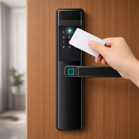 Smart Lock F11s - Keyless Entry - Fingerprint, Pass code, key card, Mobile App (Wifi ) - BAS Kuwait Bab Al Saif 