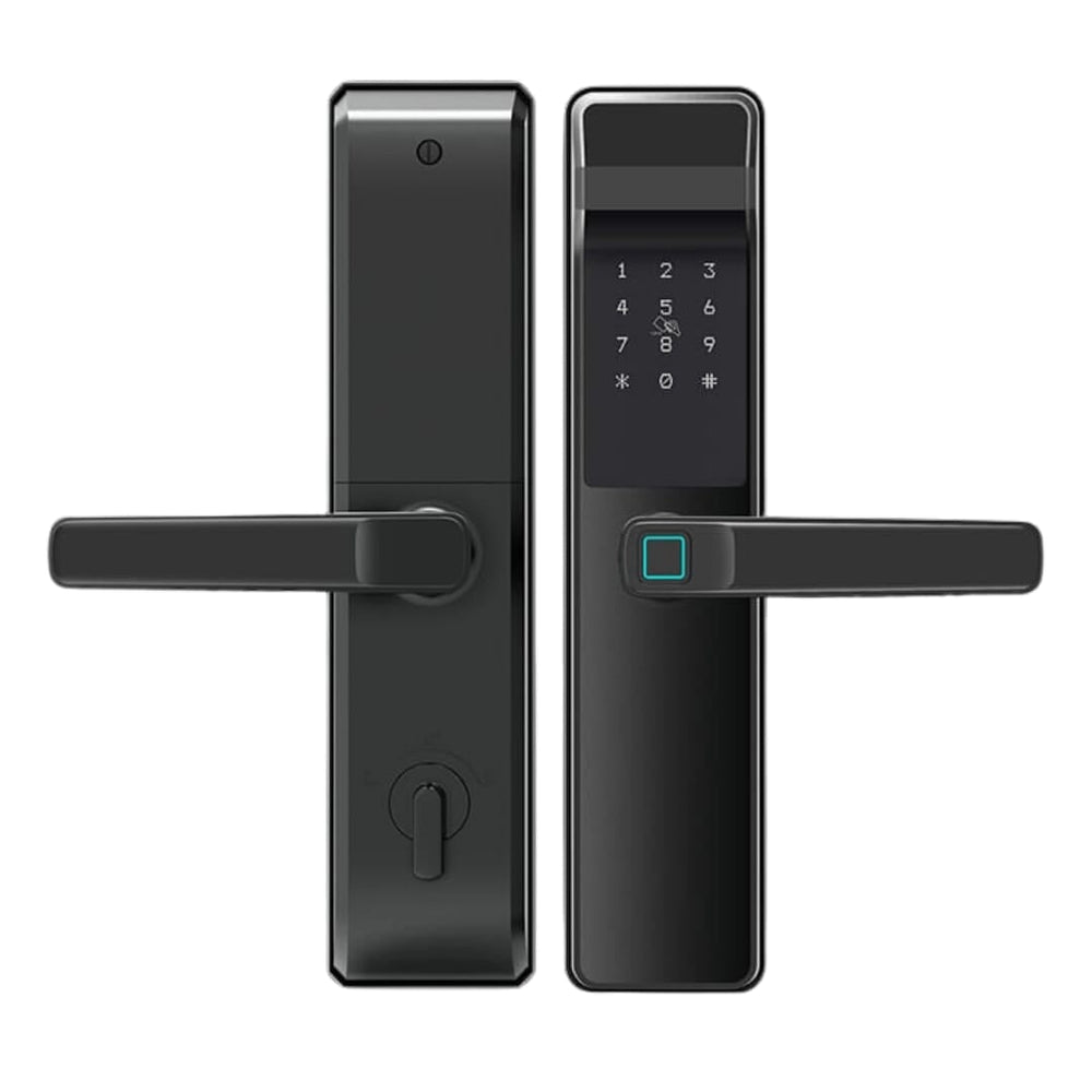 Smart Lock F11s - Keyless Entry - Fingerprint, Pass code, key card, Mobile App (Wifi ) - BAS Kuwait Bab Al Saif Standard Without Fitting 