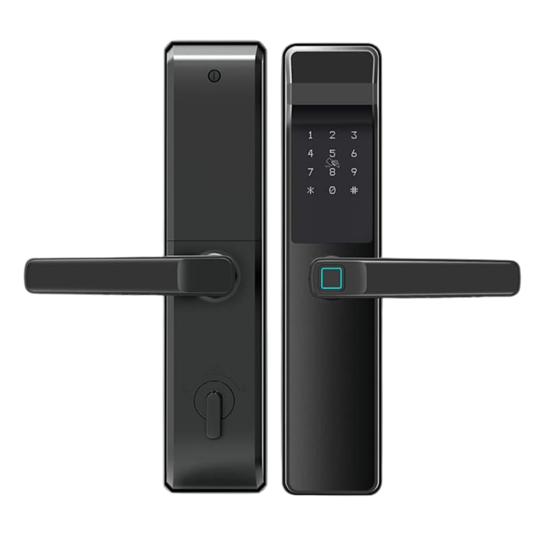 Smart Lock F11s - Keyless Entry - Fingerprint, Pass code, key card, Mobile App (Wifi ) - BAS Kuwait Bab Al Saif Standard Without Fitting 