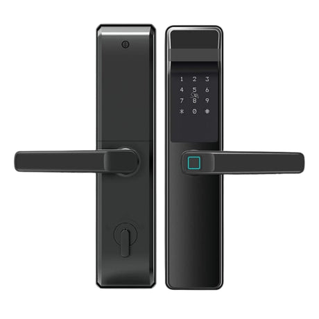 Smart Lock F11s - Keyless Entry - Fingerprint, Pass code, key card, Mobile App (Wifi ) - BAS Kuwait Bab Al Saif Standard Without Fitting 