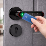 Smart Lock f22 - Keyless Entry - Fingerprint, Pass code, key card, Mobile App - BAS Kuwait Bab Al Saif 