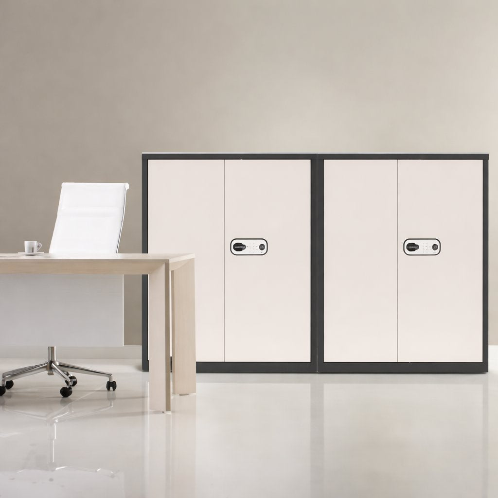 Smart Lock For Steel Cabinet With Password And Fingerprint - BAS Kuwait Bab Al Saif 