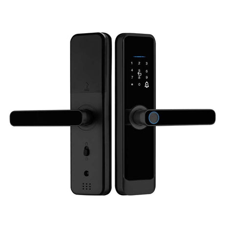 Smart Lock H03 - Keyless Entry - Fingerprint, Pass code, key card, Mobile App (Wifi ) - BAS Kuwait Bab Al Saif Standard Without Fitting 