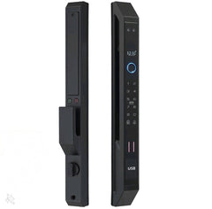 Smart Lock J04 - Keyless Entry - Face Recognition, Fingerprint, Pass code, key card, Mobile App (Wifi) Rechargeable Battery - BAS Kuwait