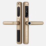 Smart Lock K9 - Keyless Entry - Fingerprint, Pass code, key card, Mobile App (Wifi) - BAS Kuwait Bab Al Saif Gold Without Fitting 