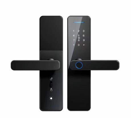 Smart Lock QL811 - Keyless Entry - Fingerprint, Pass code, key card, Mobile App - BAS Kuwait Bab Al Saif 