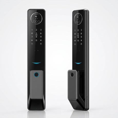 Smart Lock S61 - Keyless Entry - Face & Palm Recognition, Fingerprint, Pass code, key card, Mobile App (Wifi) - BAS Kuwait Bab Al Saif 
