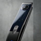 Smart Lock V8 - Keyless Entry - Face Recognition, Fingerprint, Pass code, key card, Mobile App , Video Intercom System - BAS Kuwait Bab Al Saif 