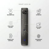 Smart Lock V8 - Keyless Entry - Face Recognition, Fingerprint, Pass code, key card, Mobile App , Video Intercom System - BAS Kuwait Bab Al Saif 