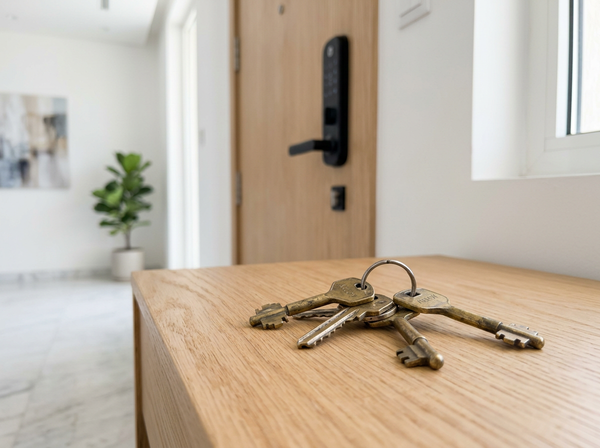 Previous tenant's keys