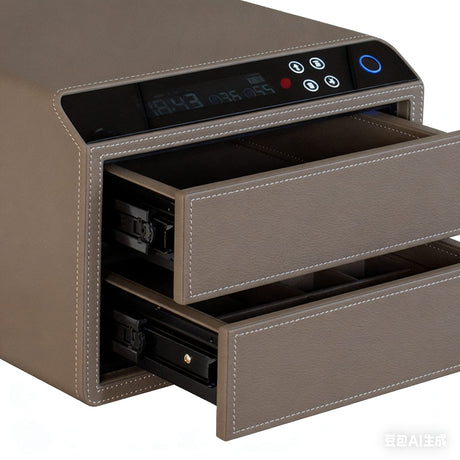 Smart Safe Locker Secure Electronic With Fingerprint And Passcode Drawer Safe - BAS Kuwait Bab Al Saif 