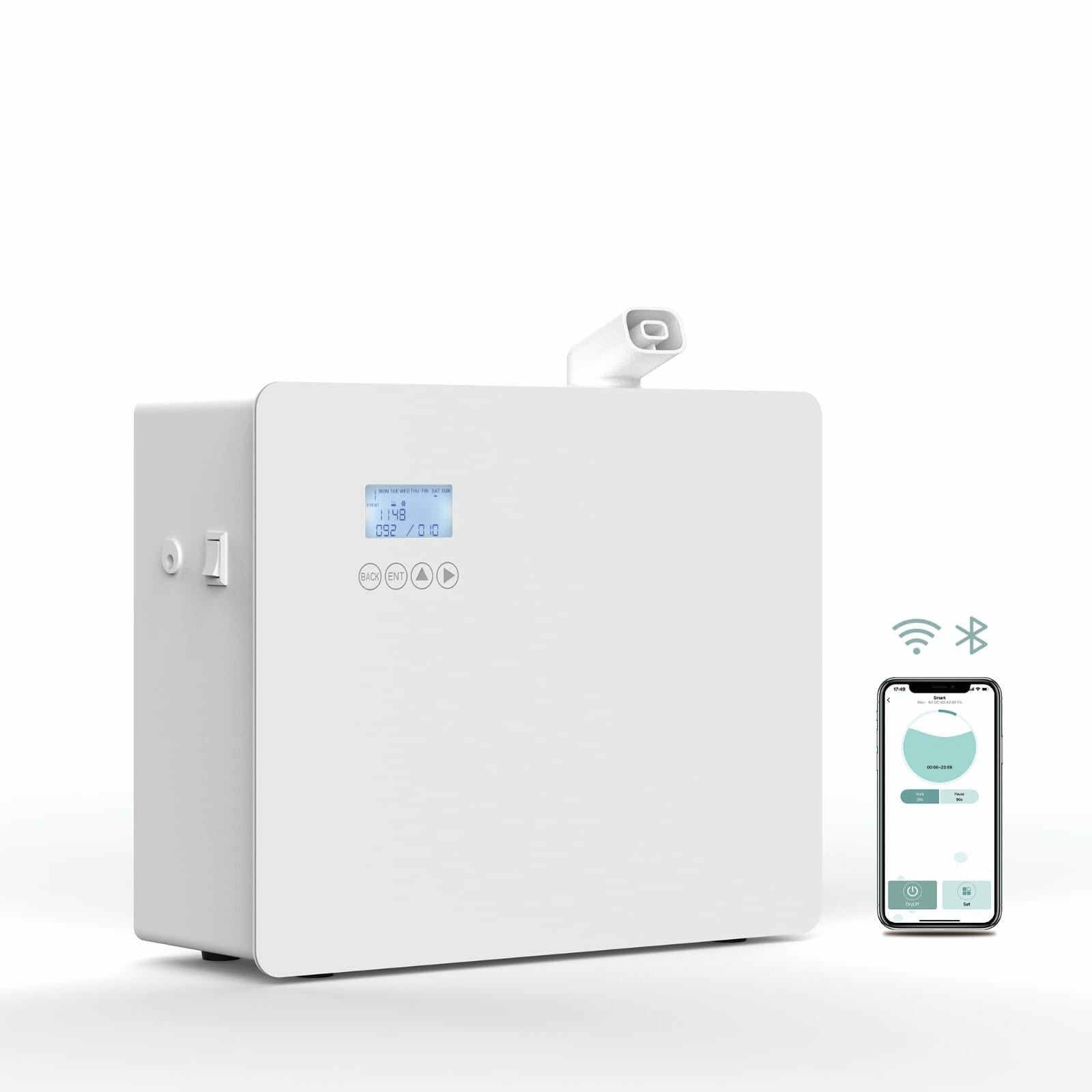 Smart scent diffuser 500ML App Controlled | Waterless aroma diffuser - BAS Kuwait Bab Al Saif Standard Standard 