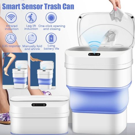 Smart Sensor Trash Can / Smart Automatic Dustbin - BAS Kuwait Bab Al Saif Standard Standard 