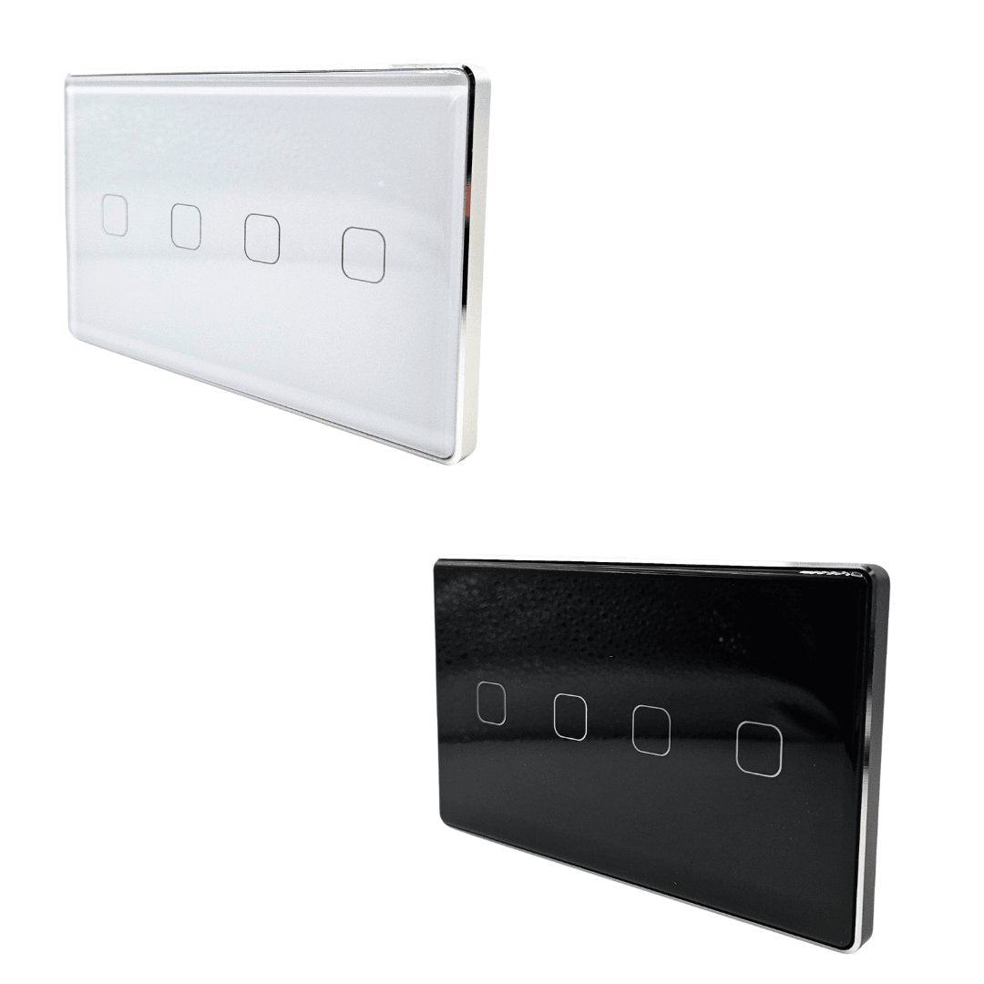 Smart Switch Wifi Touch Sensor 4 Switches I Gang - BAS Kuwait Bab Al Saif Standard Standard 