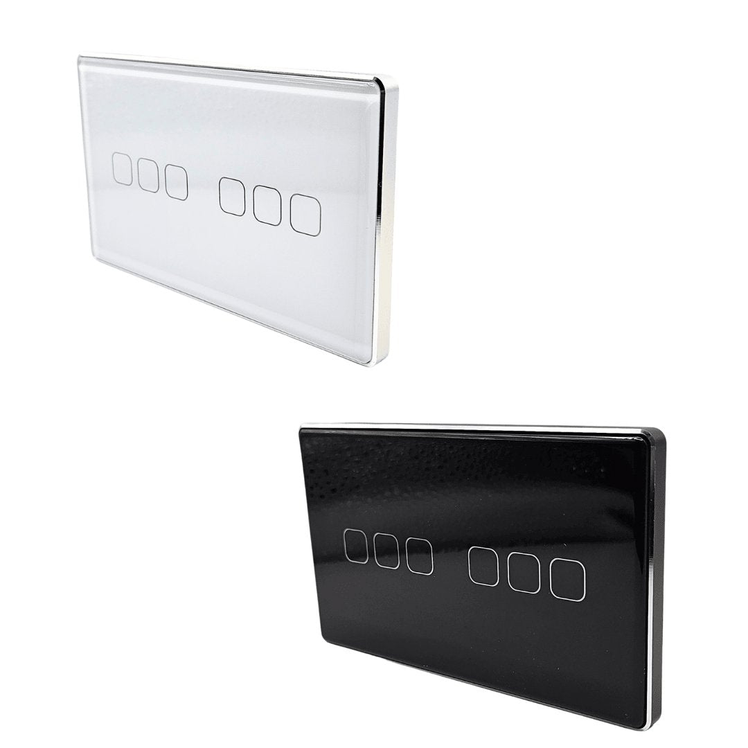 Smart Switch Wifi Touch Sensor 6 Switches I Gang - BAS Kuwait Bab Al Saif Standard Standard 