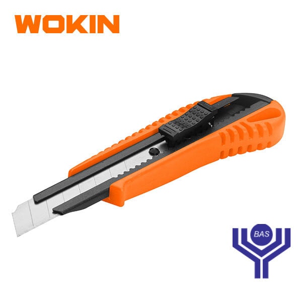Snap-Off Blade Knife 18 x 100mm Wokin Brand - BAS Kuwait Bab Al Saif Standard 18 X 100 Mm 