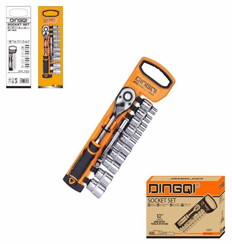 Socket Set "1/2" 10-24mm DINGQI BRAND - BAS Kuwait Bab Al Saif Standard Standard 