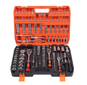 Sockets Ratchet Screwdriver Bits Set 172 PC I Toolbox for Car repair - BAS Kuwait Bab Al Saif Standard Standard 
