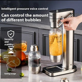 Soda Maker Sparkling Water Machine Stainless Steel with 1L Bottle and CO2 Cylinder - BAS Kuwait Kitchen Appliances BAS 