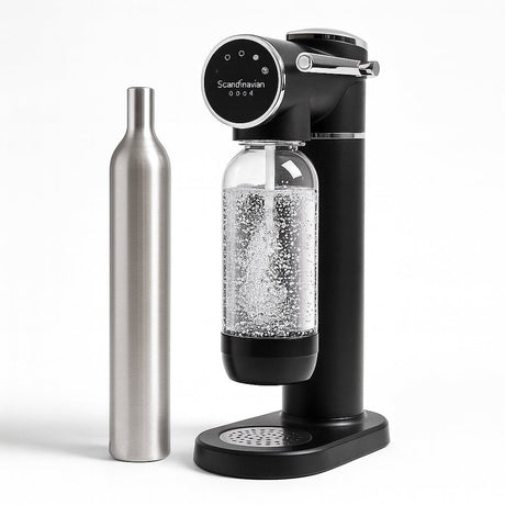 Soda Maker with 1L Bottle & CO₂ Cylinder (Empty) – Retro Pumping Design, 5 Gears - BAS Kuwait Bab Al Saif Empty 