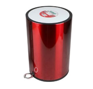 Steel Dustbin - BAS Kuwait Bab Al Saif Red Standard 