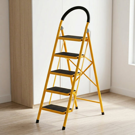 Steel Ladder DINGQI BRAND Heavy duty - BAS kuwait Bab Al Saif 