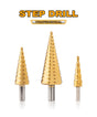 Step Drill Bit / Unibit set (3 pcs) DINGQI BRAND - BAS Kuwait Bab Al Saif Standard Standard 