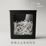 Strip cut paper shredder 5 sheets 10L Mini Shredder machine - BAS Kuwait Bab Al Saif 