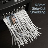 Strip cut paper shredder 5 sheets 10L Mini Shredder machine - BAS Kuwait Bab Al Saif 