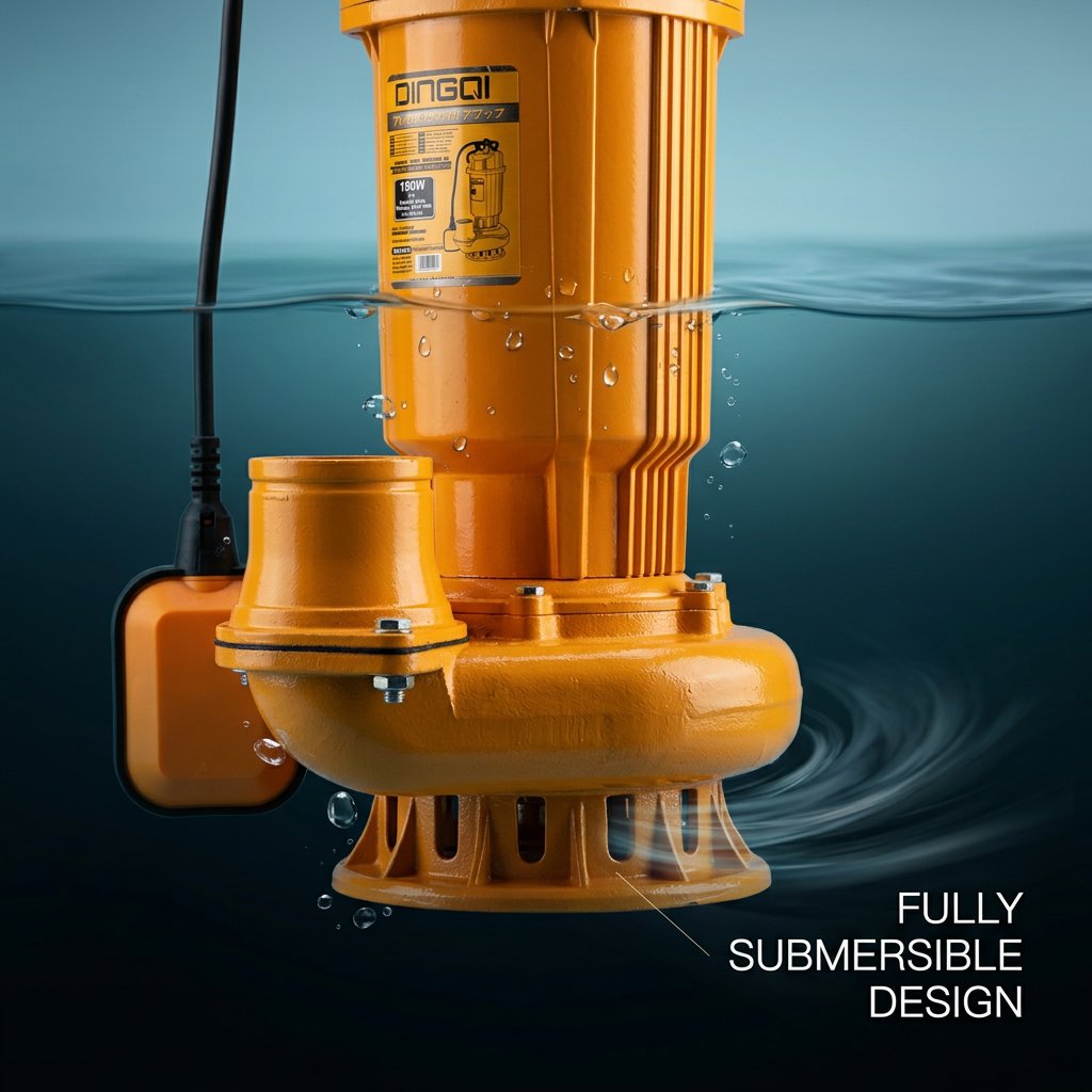 Submersible Clean Water Pump 1 Inch 550W (0.75HP) DINGQI BRAND - BAS Kuwait Bab Al Saif 