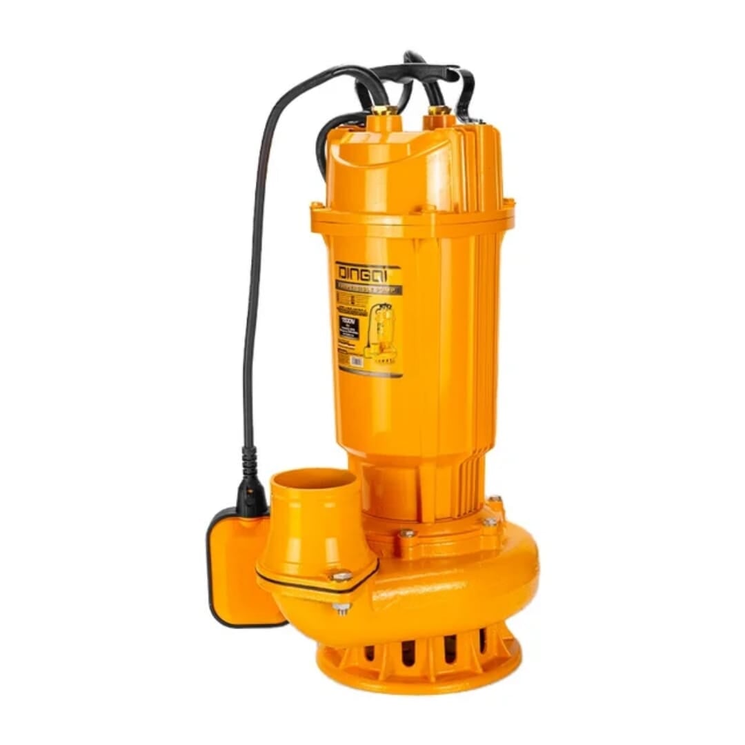 Submersible Clean Water Pump 3Inch 1500W (2HP) DINGQI BRAND - BAS Kuwait Bab Al Saif Yellow D10040701 