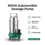 Submersible Sewage Water Pump 2HP - BAS Kuwait Bab Al Saif 