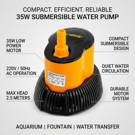 Submersible Water Pump 35W DINGQI BRAND - BAS Kuwait Bab Al Saif 