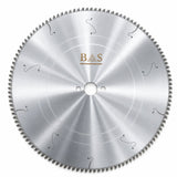 BAS 400mm 120 tooth TCT circular saw blade for aluminium, flat on white background