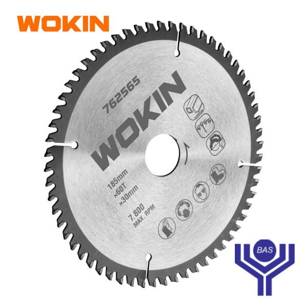 TCT saw blades for Aluminium & Wood Wokin Brand - BAS Kuwait Bab Al Saif Standard 235Mm(9″) X 60T X 30Mm 