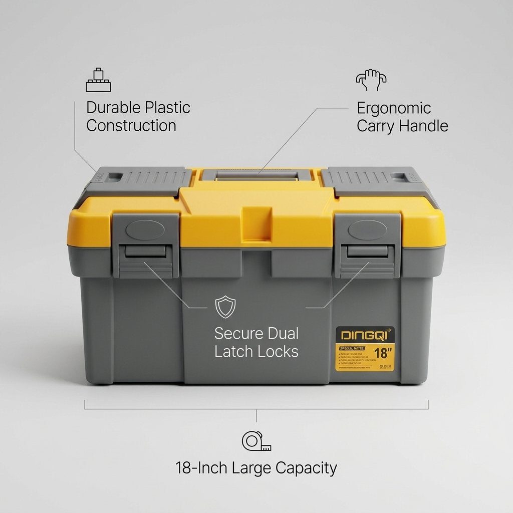 Tool box Plastic DINGQI BRAND - BAS Kuwait Bab Al Saif 