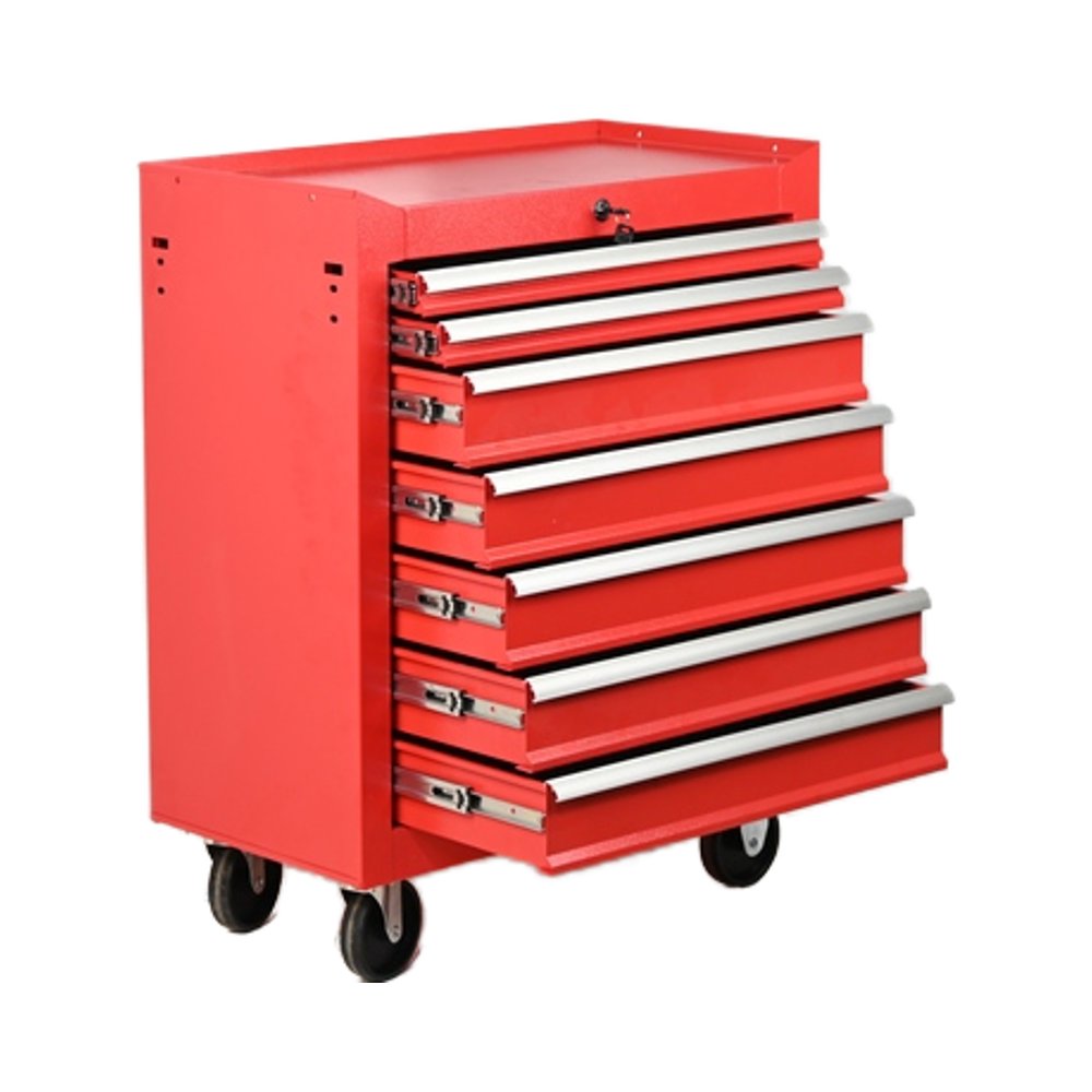 Tools Cabinet 7 Drawer with Wheels - BAS Kuwait Bab Al Saif 60 x 32.5 x 65.5 cm 