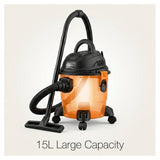 Vacuum Cleaner 15L 1200W For Cleaning And Household DINGQI BRAND - BAS Kuwait Bab Al Saif 