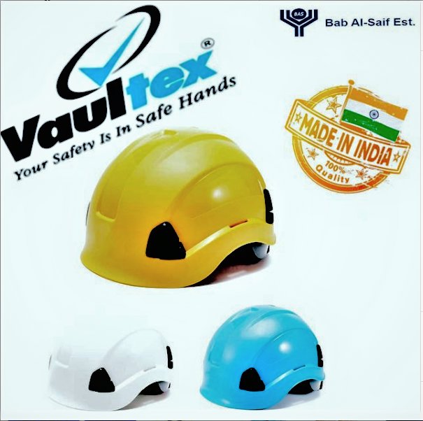 Vaultex Safety Helmet- BAS Kuwait Vaultex White Standard 