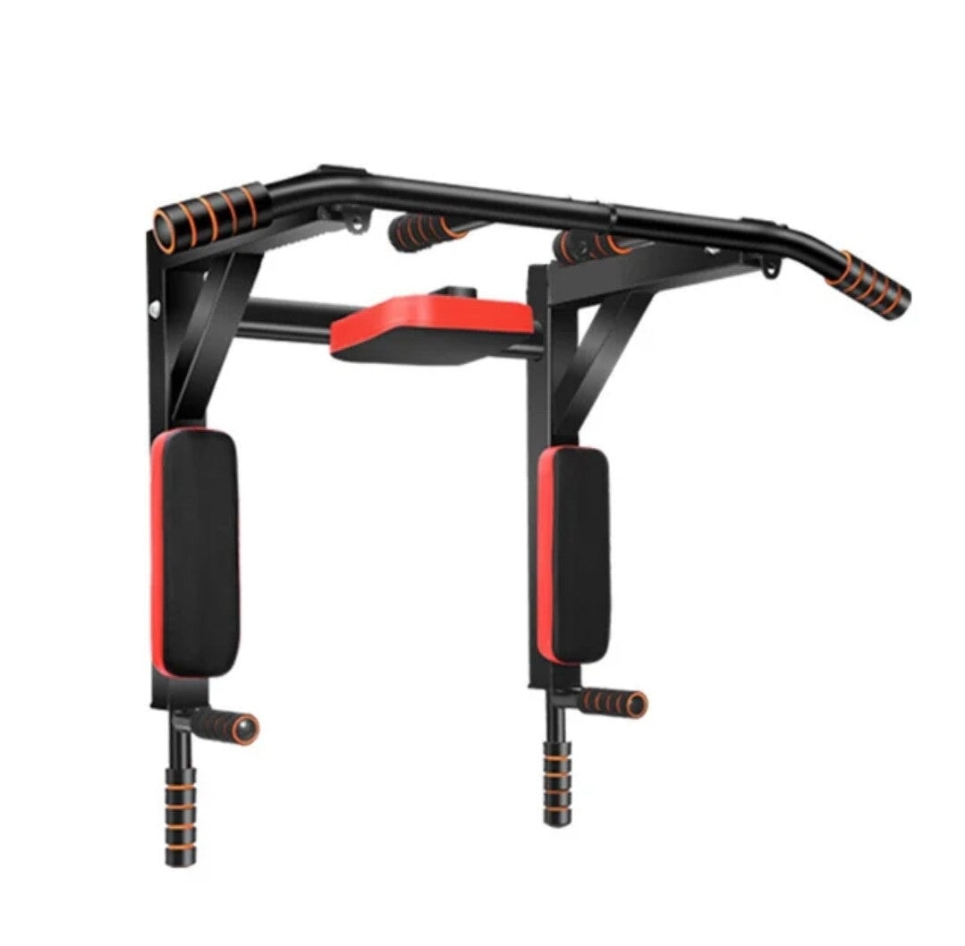 Wall mounted Pull up bar I Dip Station I Multifunctional for Core & Arms - BAS Kuwait Bab Al Saif Standard Standard 